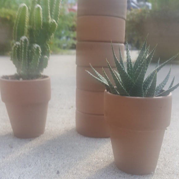 8 Small Flower Pots - Picture 2 of 3